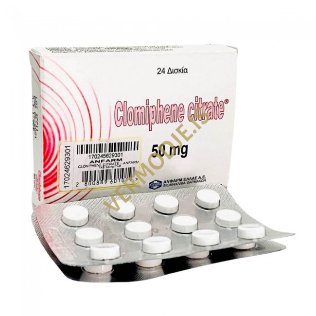 Clomiphene Citrate - 24 tabs (50mg/tab)