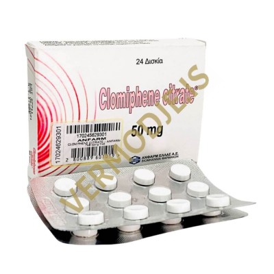 Clomiphene Citrate (Clomid) - 24 tabs (50mg/tab)