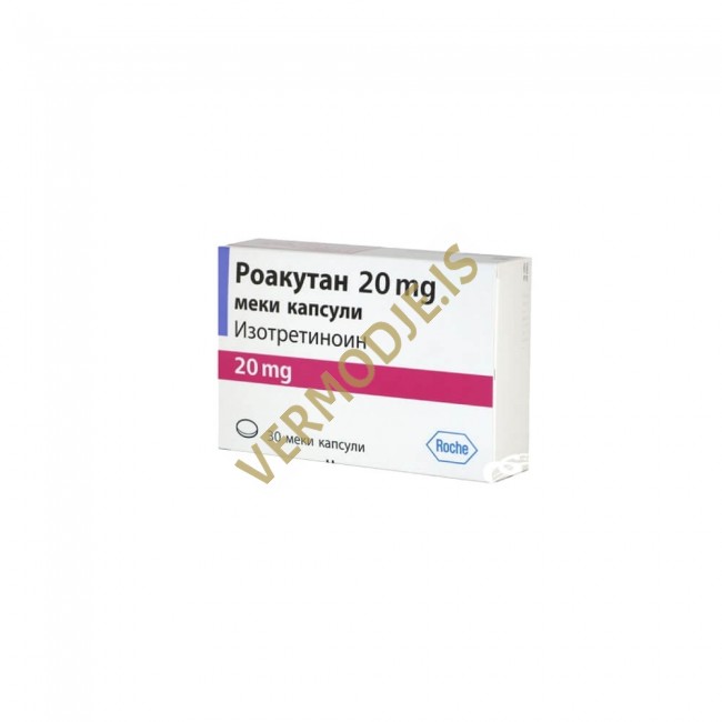 Roaccutane (Isotretinoin) para el tratamiento del acné - 30caps (20mg/capsule)