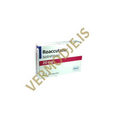 Roaccutane (Isotretinoin) pour le traitement de l'acné - 30caps (20mg/capsule)