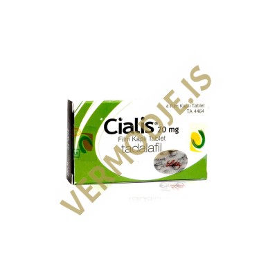 Cialis Lilly (Tadalafil) - 4 tabs (20 mg/tab)