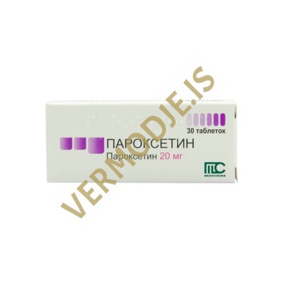 Parix (Paroxetine) - 30 tabs (20mg/tab) for Premature Ejaculation