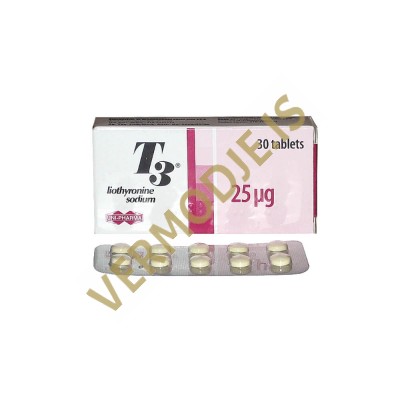 T3 Cytomel Uni-Pharma (Liothyronine Sodium) - 30 tabs (25mcg/tab)