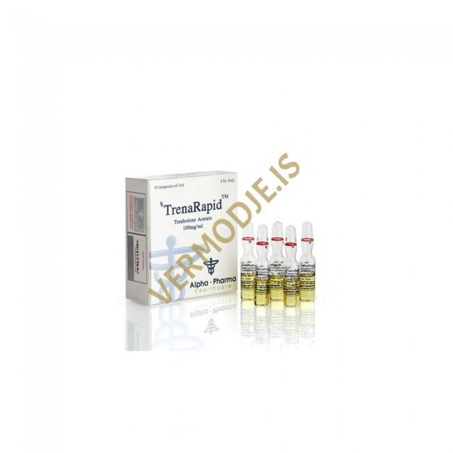TrenaRapid Alpha Pharma (Trenbolone Acetate) - 10amps (100mg/ml) TrenaRapid Alpha Pharma (Trenbolone Acetate)