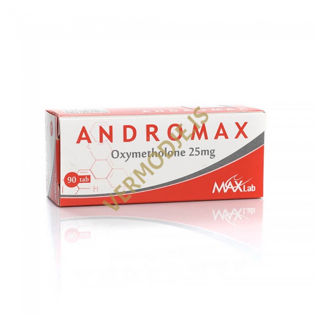 Andromax MAXLab (Oxymetholone) - 90tabs (25mg/tab)