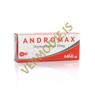 Andromax MAXLab (Oxymetholone) - 90tabs (25mg/tab)