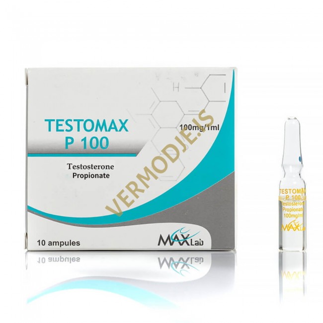 Testomax P100 MAXLab (Testosterone Propionate) - 10amps (50mg/ml) Testomax P100 MAXLab (Testosterone Propionate)