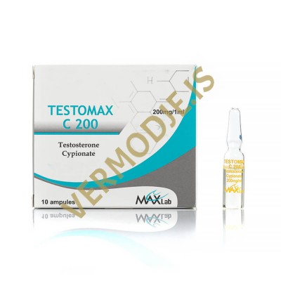 Testomax C200 MAXLab (Testosterone Cypionate) - 10amps (100mg/ml)