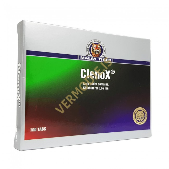 Clenox Malay Tiger (Clenbuterol) - 100tabs (0.04mg/tab)