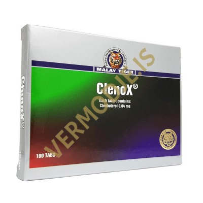 Clenox Malay Tiger (Clenbuterol) - 100tabs (0.04mg/tab)