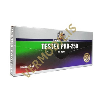 Testex Pro-250 Malay Tiger (Testosterone Cypionate) - 10amps (250mg/ml)