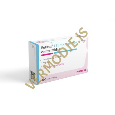 Eutirox (Levothyroxine Sodium) - 100 tabs (125mcg/tab)