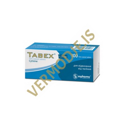 Tabex (Cytisine) - 100 tabs (1.5 mg/tab)