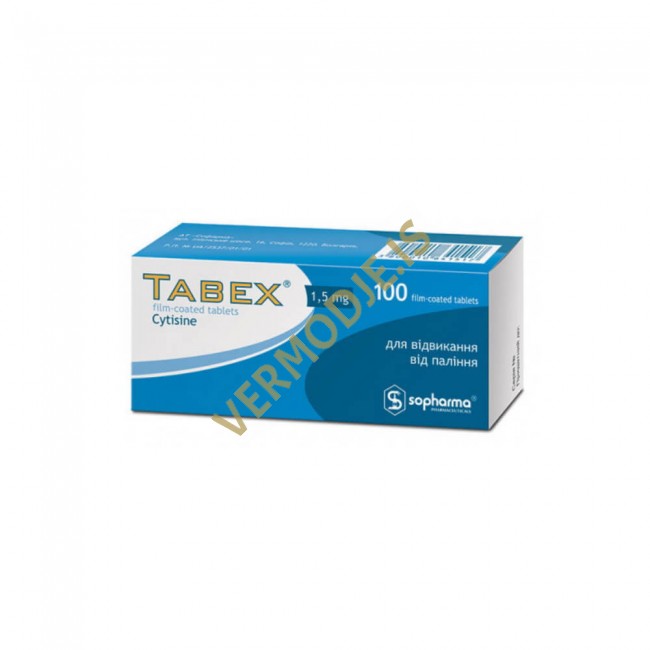 Acheter Tabex® Original - Arrêter de fumer - Cytisine Naturelle Tabex (Cytisine) - 100 tabs (1.5 mg/tab)