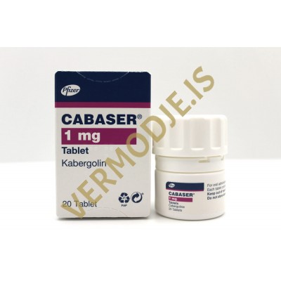Cabaser Pfizer (Cabergoline) - 20 tabs x 1 mg