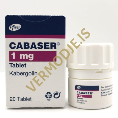 Cabaser Pfizer (Cabergoline) - 20 tabs x 1 mg