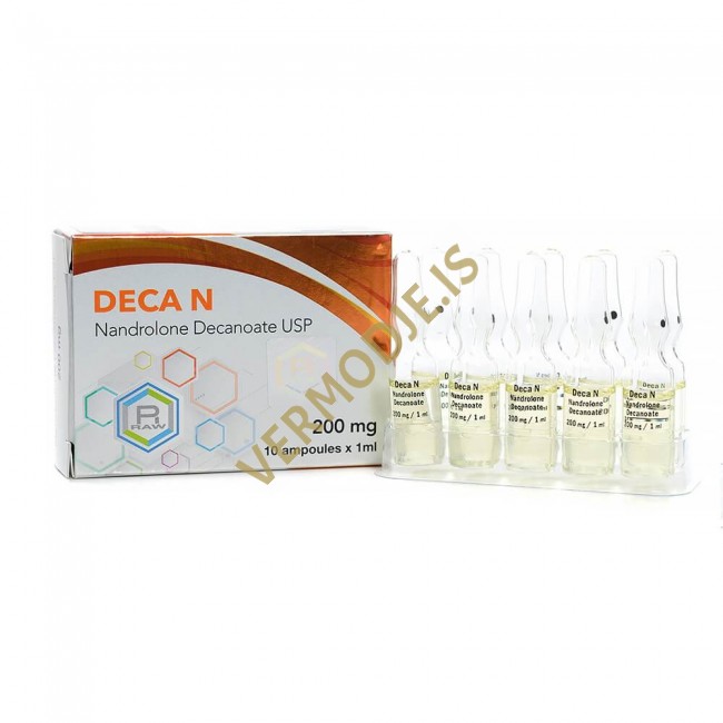 Deca N RAW Pharma (Nandrolone Decanoate) - 10amps (200mg/ml) Deca N RAW Pharma (Nandrolone Decanoate)
