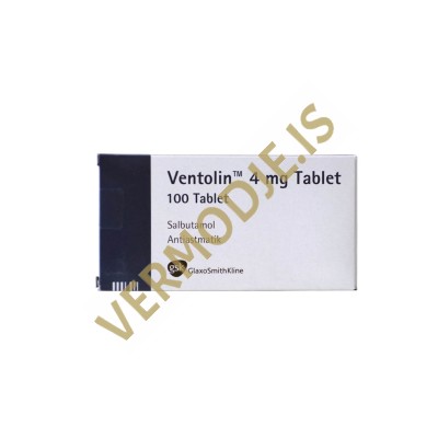 Ventolin GSK (Salbutamol) - 100tabs (4mg/tab)
