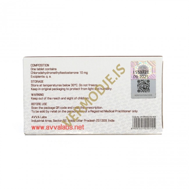 TB-10 AVVA Labs (Turinabol) - 100tabs (10mg/tab) TB-10 AVVA Labs (Turinabol)