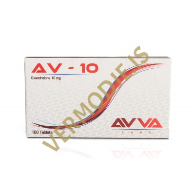 AV-10 Anavar AVVA Labs (Oxandrolone) - 100tabs (10mg/tab)