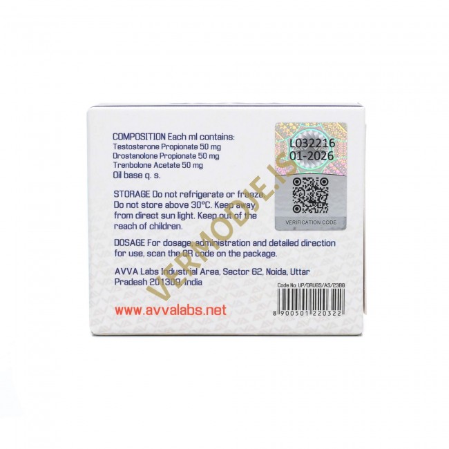 MIX-1 Cutmix AVVA Labs (Test Prop + Mast + Tren A) - 10amps (150mg/ml) MIX-1 Cutmix AVVA Labs (Test Prop + Mast + Tren A)