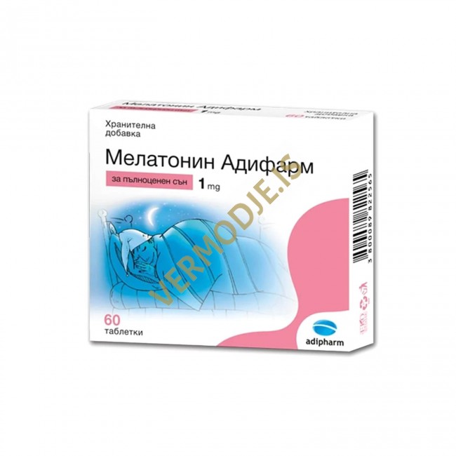 Melatonin - 60 tabs (1mg/tab) for Qualitative Sleep