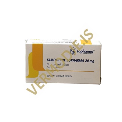 Famotidine (Sopharma) - 30 tabs (20mg/tab)
