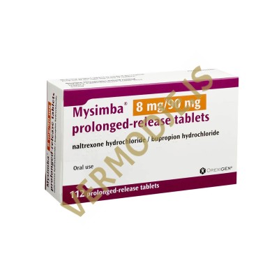 Mysimba (Naltrexone/Bupropion) - 112 tabs (8mg/90mg/tab)