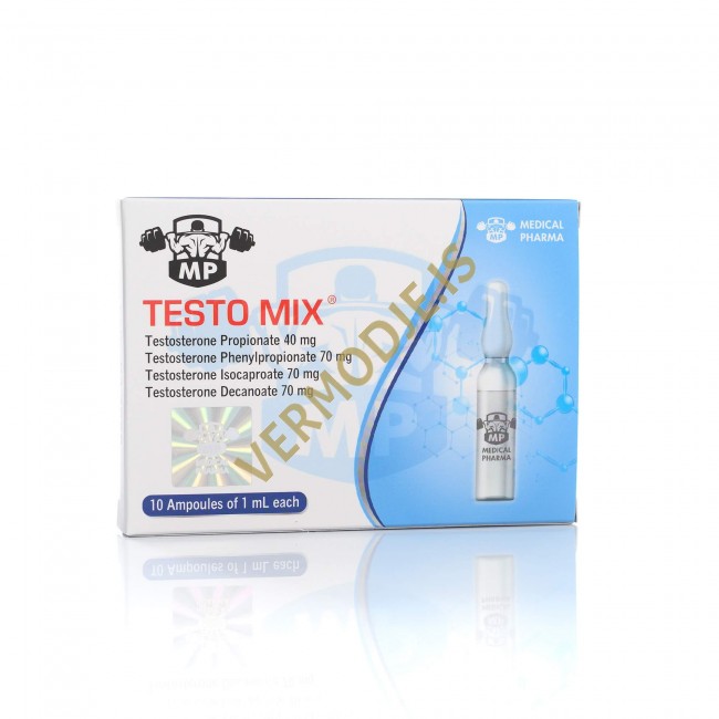 TESTO MIX Medical Pharma (Testosterone Mix) - 10amps (250mg/ml) TESTO MIX Medical Pharma (Testosterone Mix) - 10amps (250mg/ml)