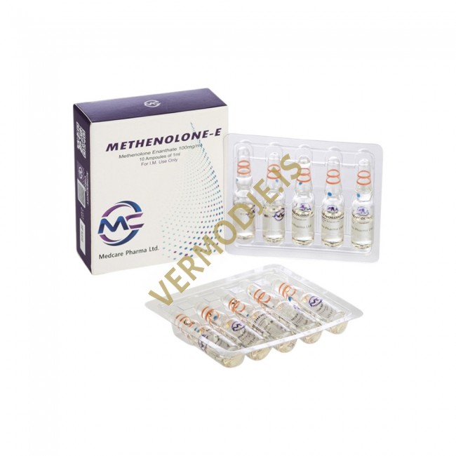Methenolone-E Medcare Pharma (Methenolone Enanthate) - 10amps (100mg/ml)