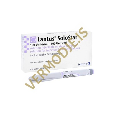 Lantus Solostar Pen (Sanofi) - 300 IU / 3 ml (Insulin)
